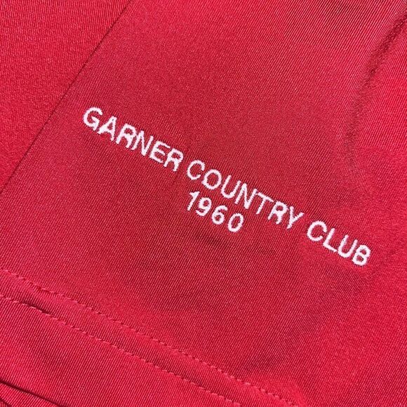 Sunday red FJ Footjoy Tour Model Poly Blend performance Golf Polo shirt-XL - Picture 3 of 6